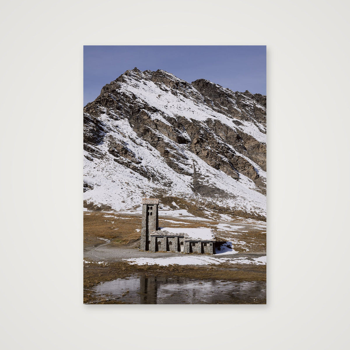 Mountain Church — A4 (21×30cm, 8×12") Print only