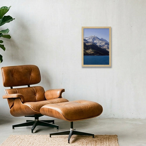 Mountain View — A4 (21×30cm, 8×12") Oak Frame