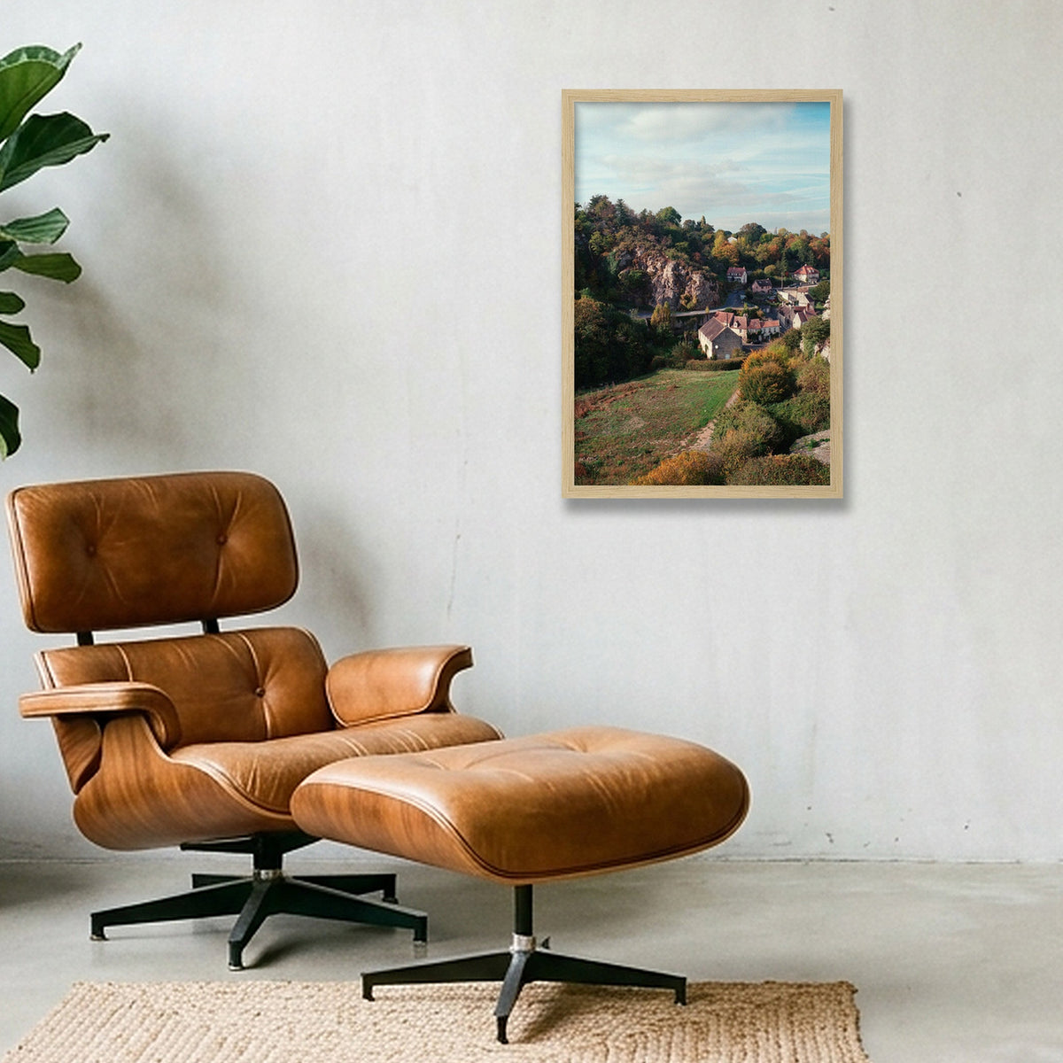 Normandy — 30×45cm, 12×18" Oak Frame