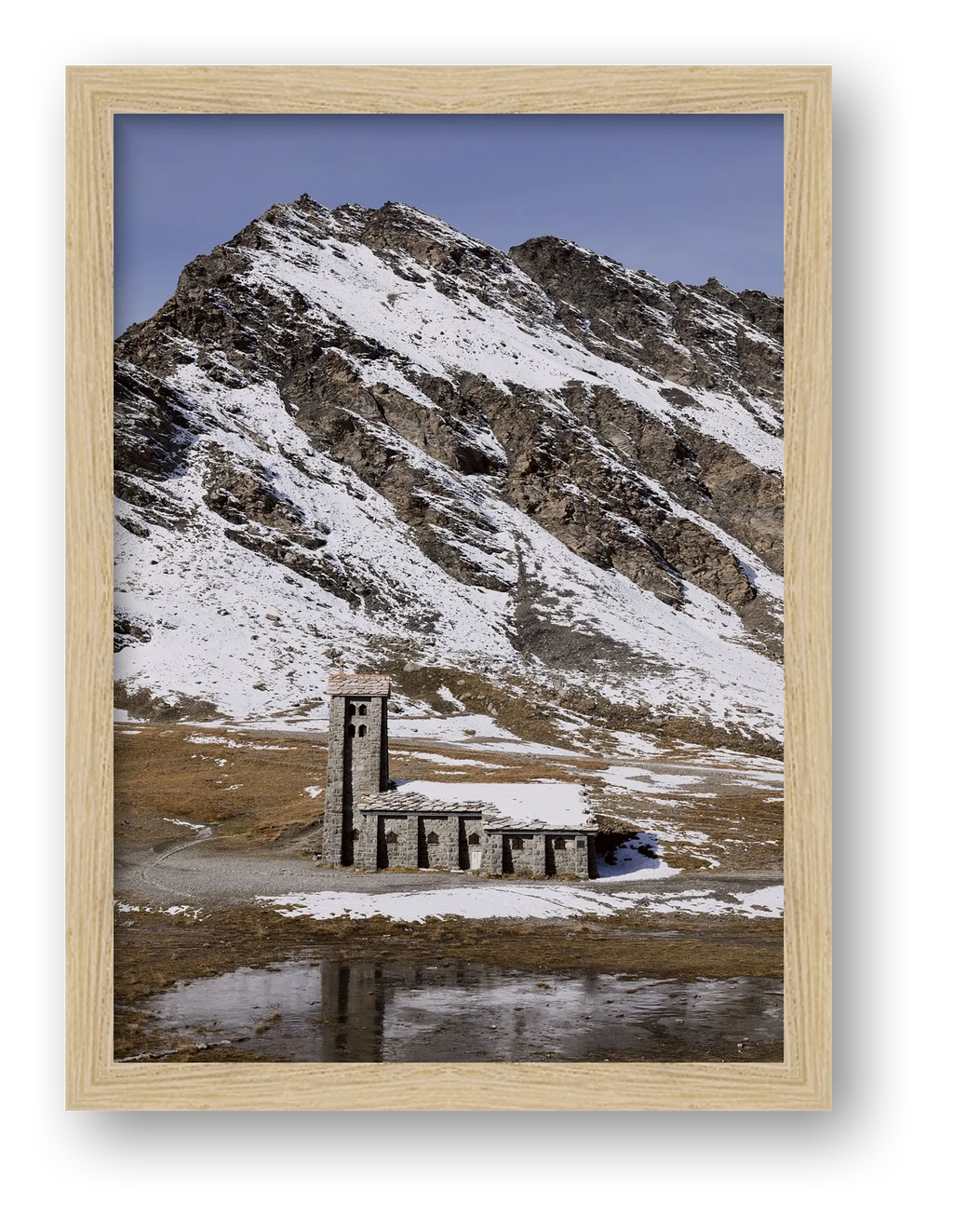 Mountain Church — framed