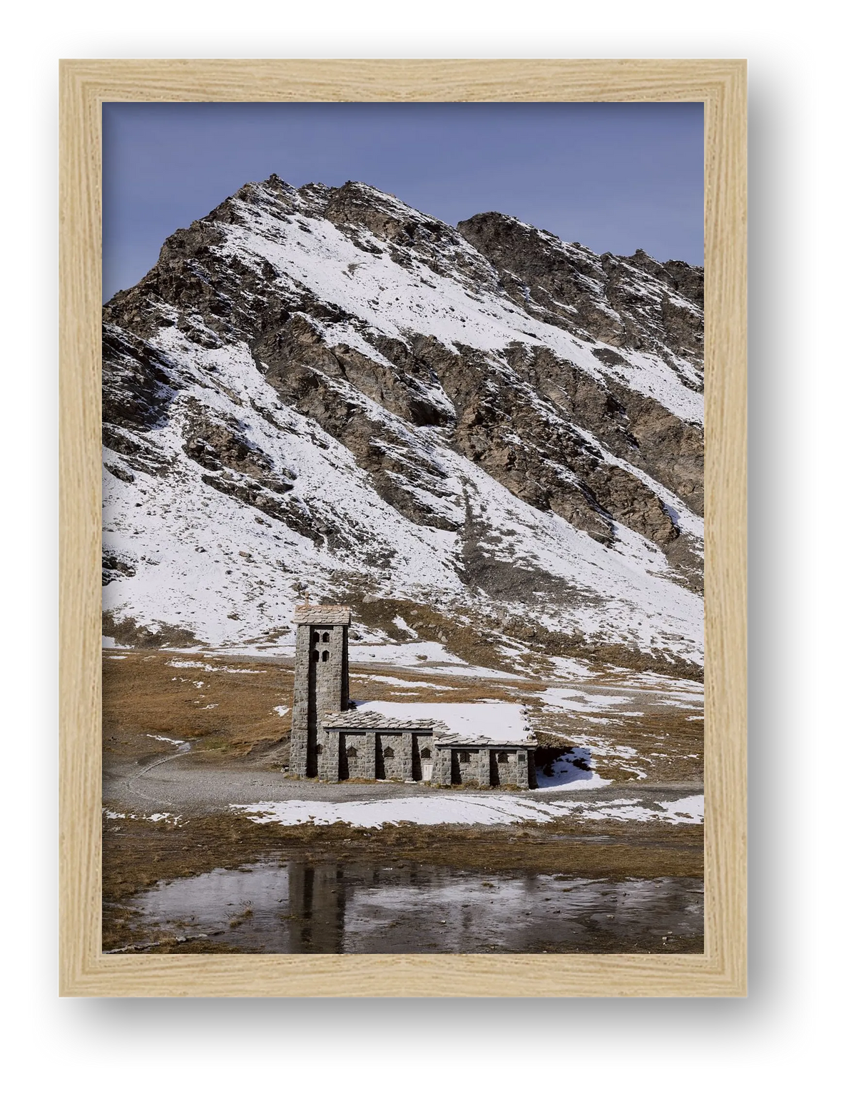 Mountain Church — framed