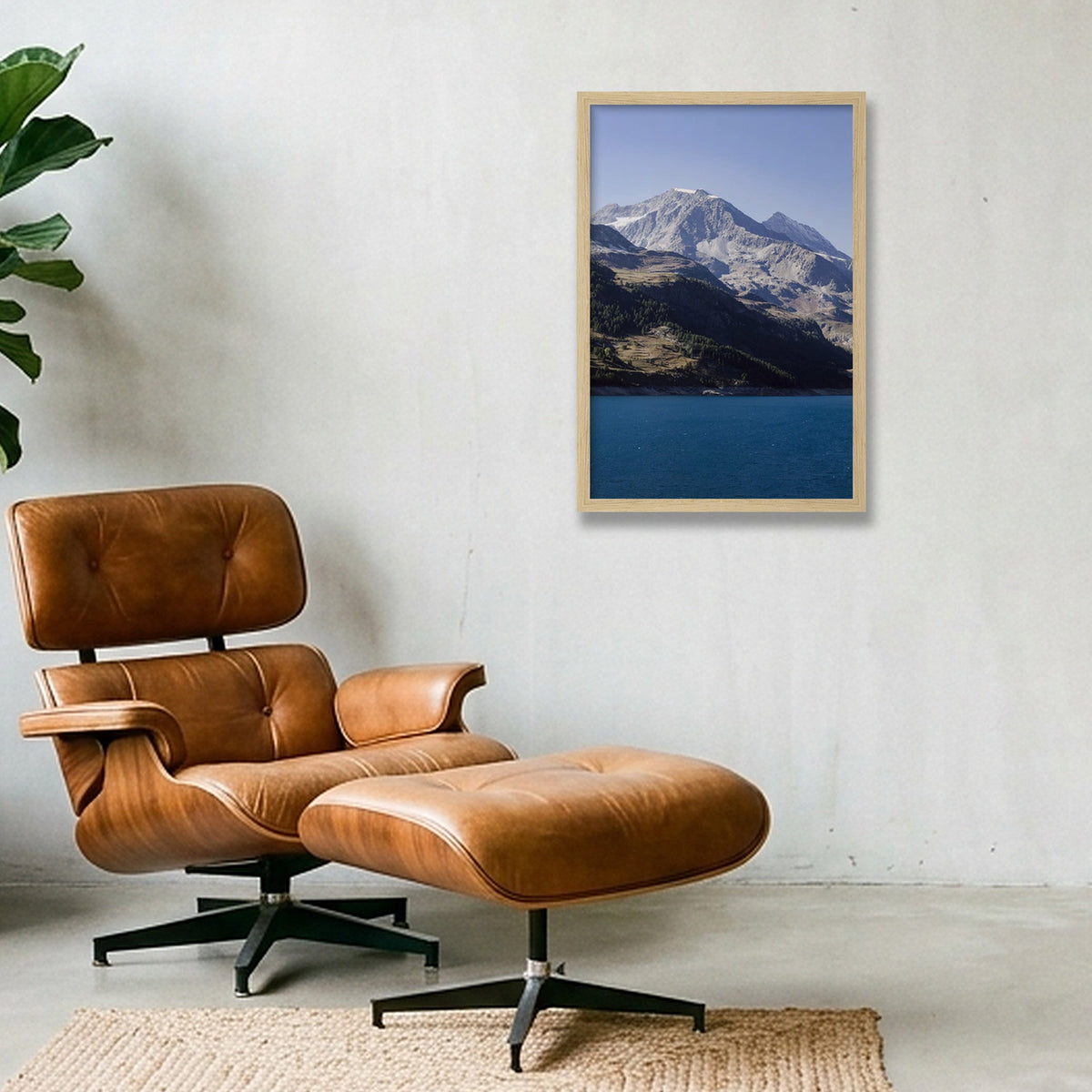 Mountain View — 30×45cm, 12×18" Oak Frame