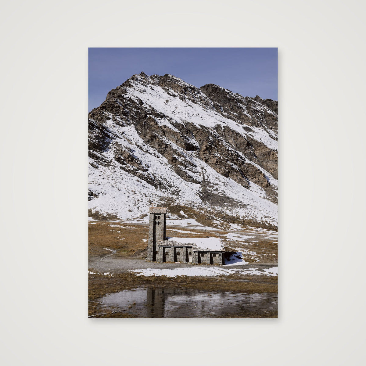 Mountain Church — 70×100cm, 28×39" Print only