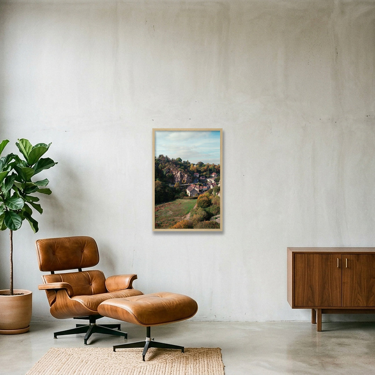 Normandy — 40×60cm, 16×24" Oak Frame